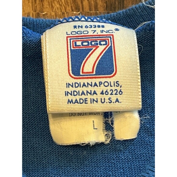 Vtg SEATTLE SEAHAWKS SHIRT by Logo 7 Sz L NFL Jersey READ - Picture 3 of 14